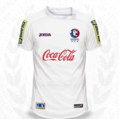 Con una de béisbol: Las camisas de local que ha usado Olimpia en sus 108 años de existencia