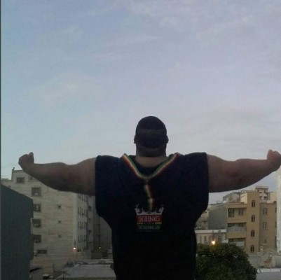 Las impresionantes fotos de Hulk humano, el iraní que luchará contra ISIS