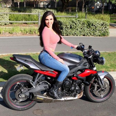 Conmoción: El triste final de Annette Carrion, la motociclista más bella del mundo