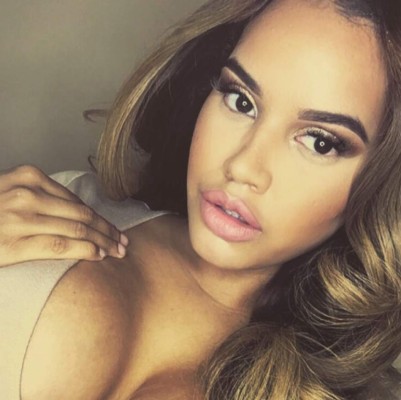 Así es Lateysha Grace, la británica que se le rompió el vestido en programa en vivo