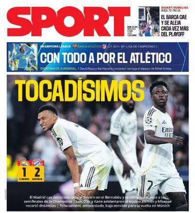 Lo que dice la prensa y la burla al Real Madrid tras caer ante Bayern: Toca remontar en Múnich