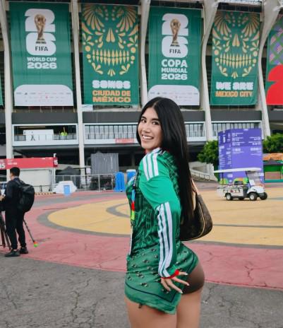 Así es la hermosa seguidora de México que roba miradas en el Mundial 2026