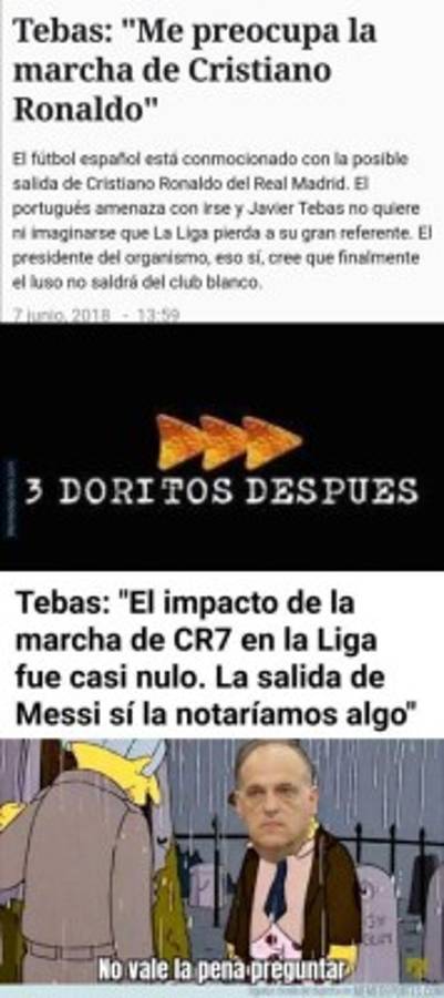 Messi y su padre protagonistas en los mejores memes del día ¡Cristiano Ronaldo tampoco se salva!