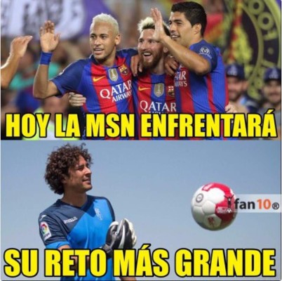 Memes del Barcelona-Granada la emprenden con Cristiano y 'Memo' Ochoa