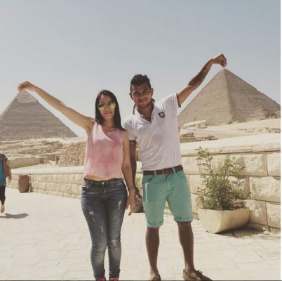 FOTOS: Mario Martínez ya disfruta su estadía en El Cairo, Egipto