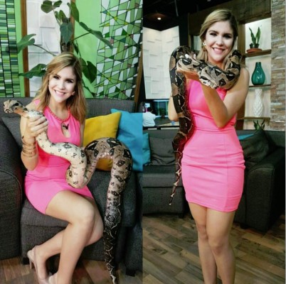 Joselin Mcfield, la guapísima hondureña que engalana la pantalla chica