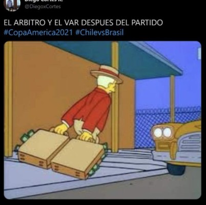 El VAR es el gran protagonista de los memes luego de que Brasil eliminó a Chile de la Copa América