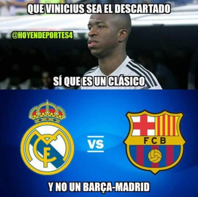 Descuartizan en memes al Real Madrid tras paliza recibida por el Barcelona