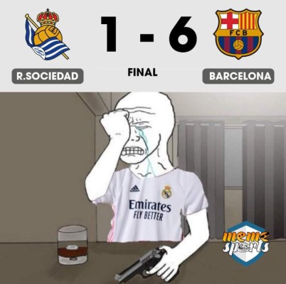 Memes: Messi es protagonista de las burlas tras la paliza de Barcelona a la Real Sociedad