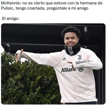 El escándalo de McKennie y la hermana de Pulisic arrasa en las redes sociales con los memes