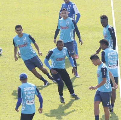 Imágenes: El entreno matutino de Honduras del domingo en el estadio Olímpico