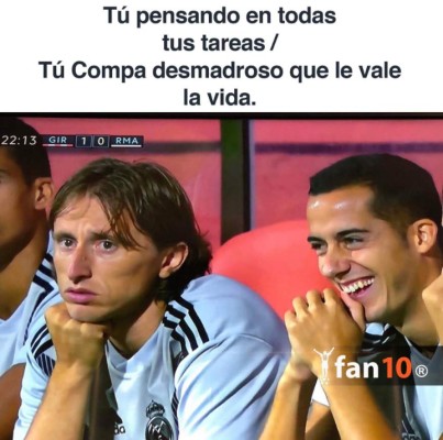 ¡Divertidos! Los memes del triunfo del Real Madrid sobre el Girona