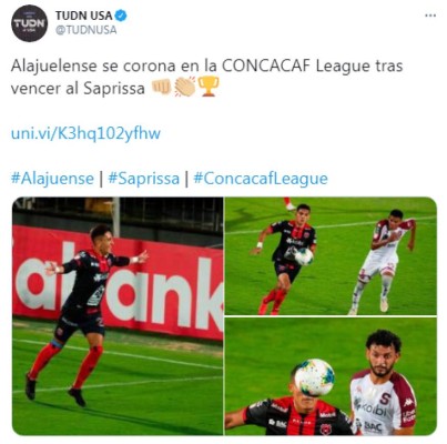 Prensa internacional sobre Alajuelense y López luego de ganar la Liga Concacaf: 'Ruge el León de Centroamérica'