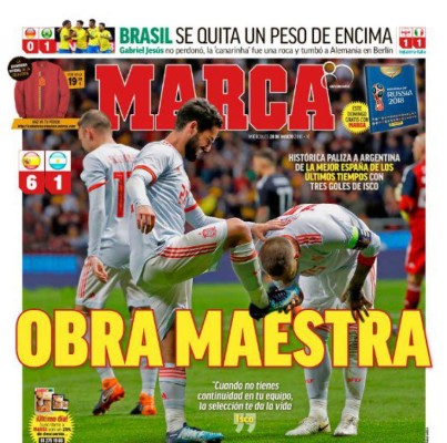 Sin piedad las portadas contra Argentina: 'Vergüenza mundial y Sampaliza'