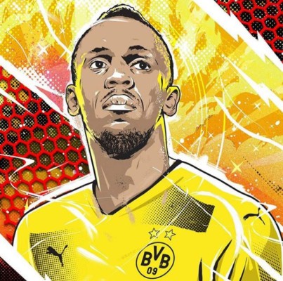 ¡DE LUJO! Usain Bolt se integra a los entrenamientos del Borussia Dortmud