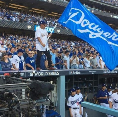 Estrellas que asistieron a los juegos de la Serie Mundial entr Dodgers y Astros