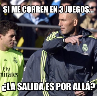 Los memes también arrasaron en el primer día de Zidane con el Madrid