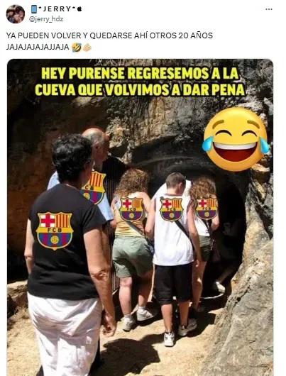 Real Madrid se burla: esto son los fulminantes memes contra Barcelona tras quedar eliminado de Champions League