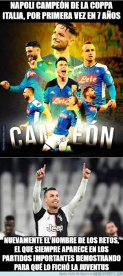 Los memes destrozan a Cristiano Ronaldo y a la Juventus tras perder la final de la Copa Italia