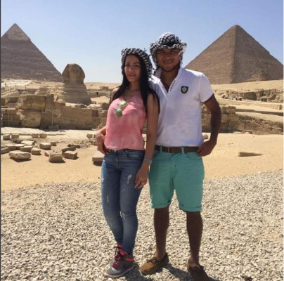 FOTOS: Mario Martínez ya disfruta su estadía en El Cairo, Egipto