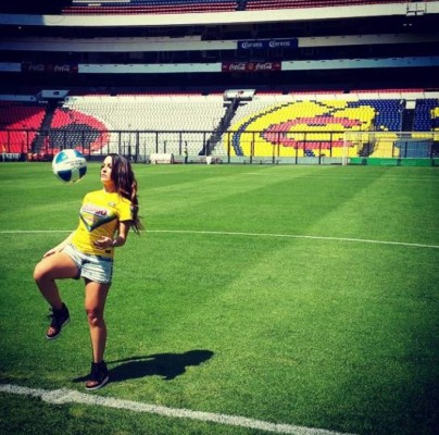 Patty López, la periodista mexicana hincha del América