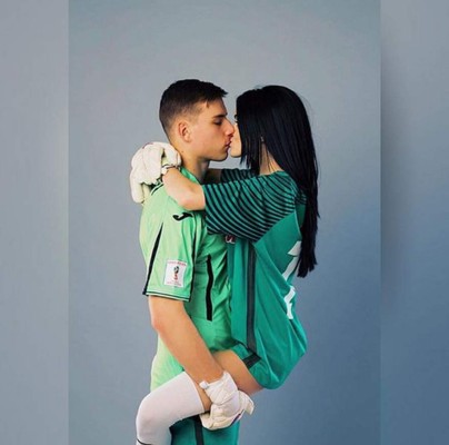 Una forma original de pedir matrimonio: Andriy Lunin, portero del Real Madrid se compromete&nbsp;&nbsp;