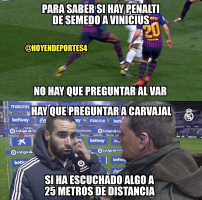 Memes: Trituran al Real Madrid y a Vinicius tras recibir paliza del Barcelona en el Bernabéu