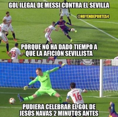 Los otros memes que 'descuartizan' a Pelé por el hattrick de Messi al Sevilla