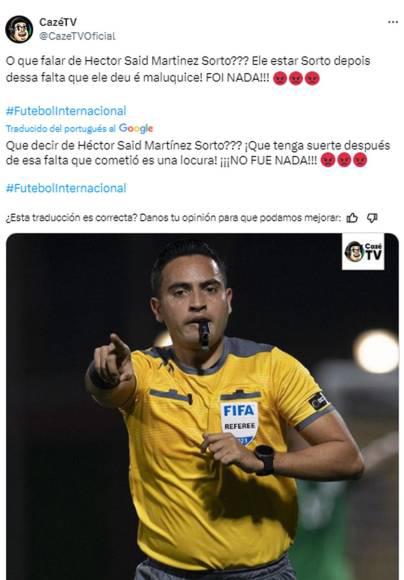 “Insólito uso del VAR y tenía que ser de Concacaf”: la dura reacción contra Said Martínez  por su error en el EEUU - Brasil
