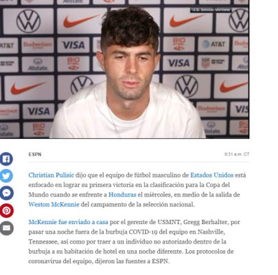 Pollitos tiernos y al filo de la navaja: lo que dice la prensa sobre el Honduras-EEUU por las Eliminatorias&nbsp;&nbsp;