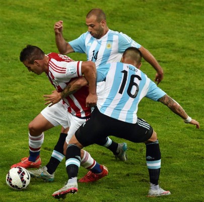 Las mejores fotos de Argentina-Paraguay y Uruguay-Jamaica en Copa América 2015