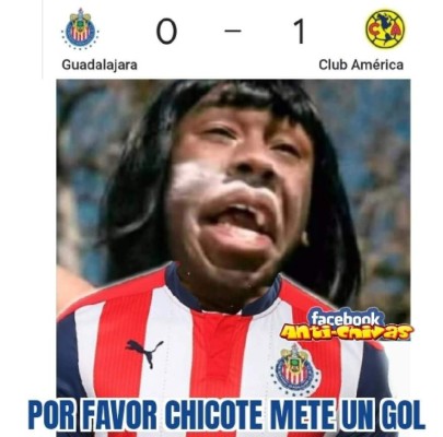 Memes estallan contra el Guadalajara tras caer humillado ante el América en el clásico mexicano