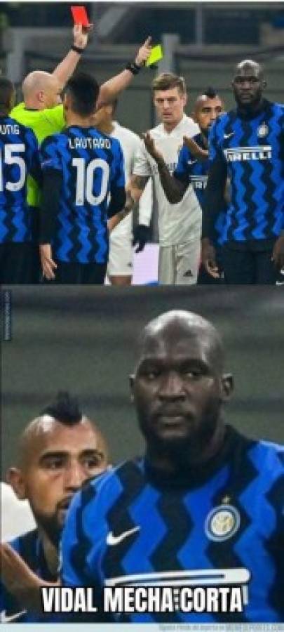 Los memes revienta a Vidal, el VAR y al Inter por perder contra el Real Madrid en Champions