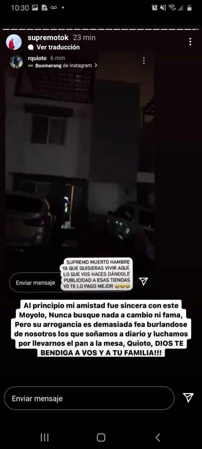 ¿Quién es Supremo, el TikToker que mantiene una “guerra” en redes con Romell Quioto y por qué se volvieron enemigos?