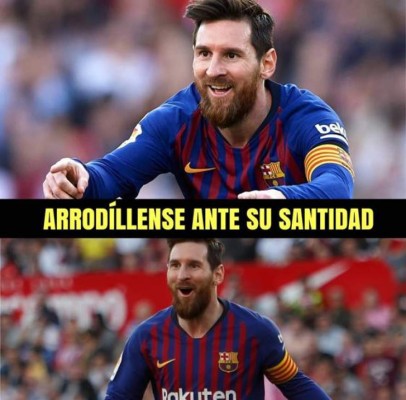 Los otros memes que 'descuartizan' a Pelé por el hattrick de Messi al Sevilla