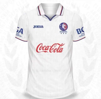 Con una de béisbol: Las camisas de local que ha usado Olimpia en sus 108 años de existencia