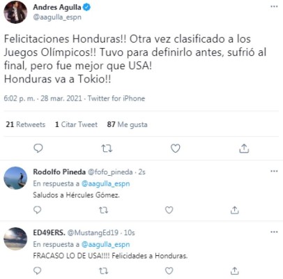 '¡Duele de envidia!', los titulares de los ticos y medios internacionales tras la clasificación de Honduras los Juegos Olímpicos de Tokio 2021&nbsp;&nbsp;&nbsp;