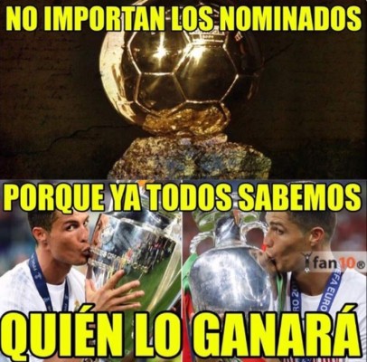 Cristiano, Messi y Benzema protagonizan los memes de los nominados al Balón de Oro 2018&nbsp;&nbsp;