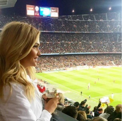 Victoria Lopyreva, hincha del FC Barcelona y embajadora del Mundial de Rusia 2018