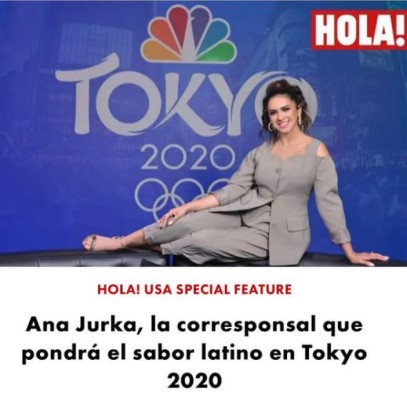 Ana Jurka, la presentadora hondureña que deslumbra en los Juegos Olímpicos de Tokio 2021