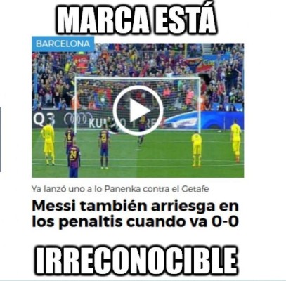 Messi, Cristiano y el penal: Protagonistas de los memes