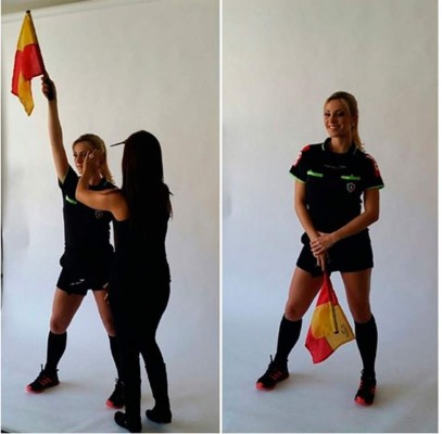 Fernanda Colombo, la árbitro asistente más sexi del mundo