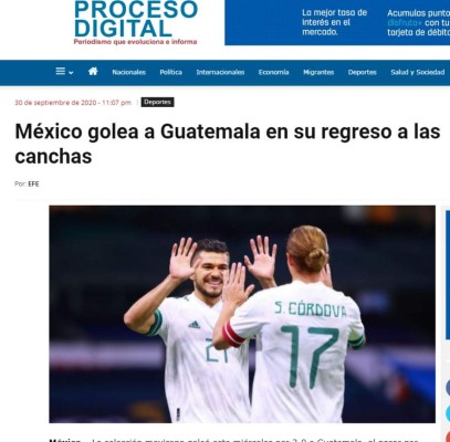 Amistoso insípido y la respuesta de Martino: La prensa de México tras la goleada a Guatemala