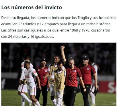 Olimpia está a un partido de imponer una nueva marca histórica de partidos sin perder en Honduras.