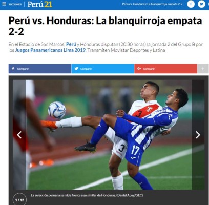 Lo que dice la prensa peruana tras el empate doloroso ante Honduras: 'Un desastre'