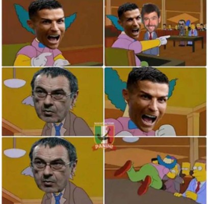 Las redes sociales se inundan de memes por la polémica de Cristiano Ronaldo y Sarri en la Juventus