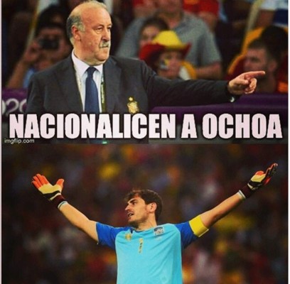 Los memes de España vs Chile.