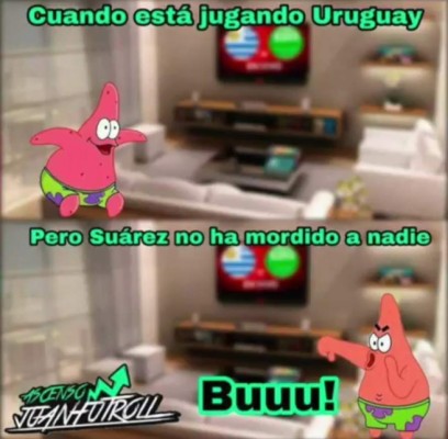 ¡Imperdibles! Divertidos memes contra Luis Suárez y Uruguay tras vencer a Rusia en el Mundial