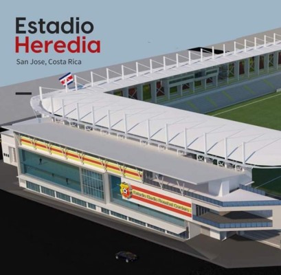Presentan cómo quedará oficialmente el estadio de Herediano con la remodelación