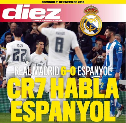 Las portadas digitales de este domingo 31 de enero de 2016